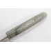 Dagger Knife Damascus Steel Blade Grey Agate Stone Handle Silver Koftgiri C966